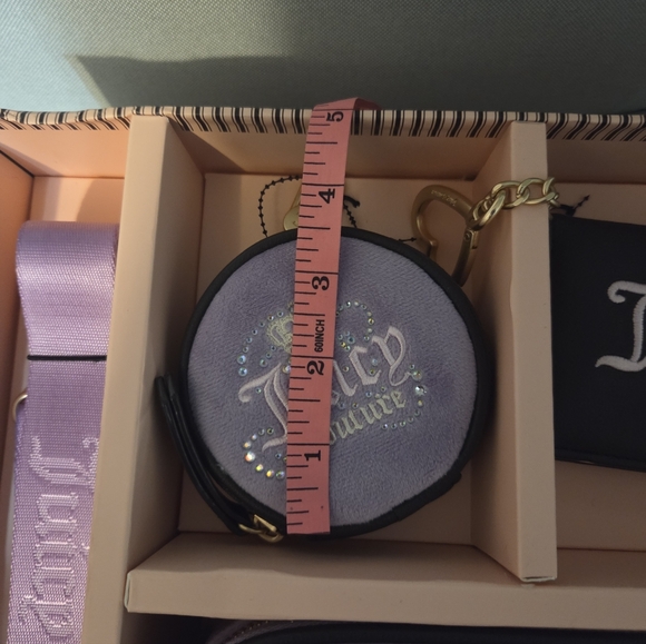 Juicy Couture Lavender and Black Bag Set - Picture 9 of 11